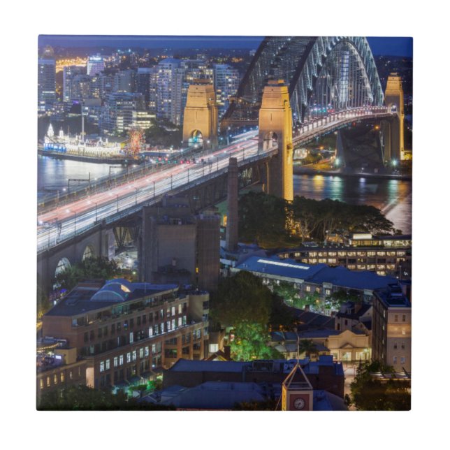 Australien, Sydney, Sten-området, Sydney Harbour Kakelplatta (Framsidan)