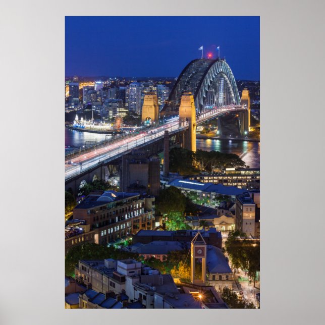 Australien, Sydney, Sten, Sydney Harbor Poster (Framsidan)