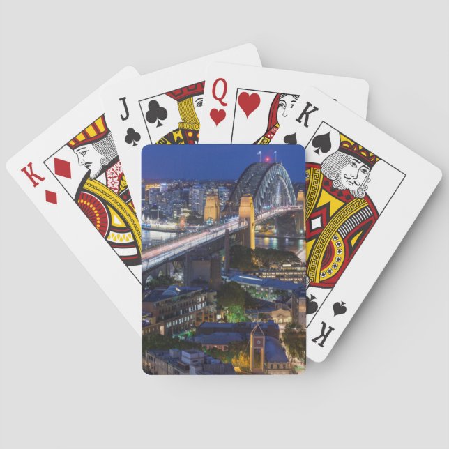 Australien, Sydney, Sten, Sydney Harbor Spel Kort (Baksidan)