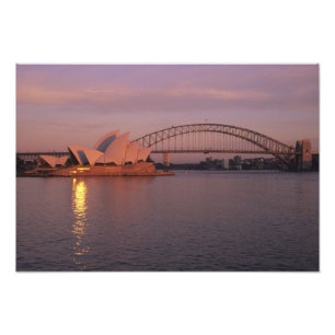Australien, Sydney, Sydney Opera House byggd Fototryck