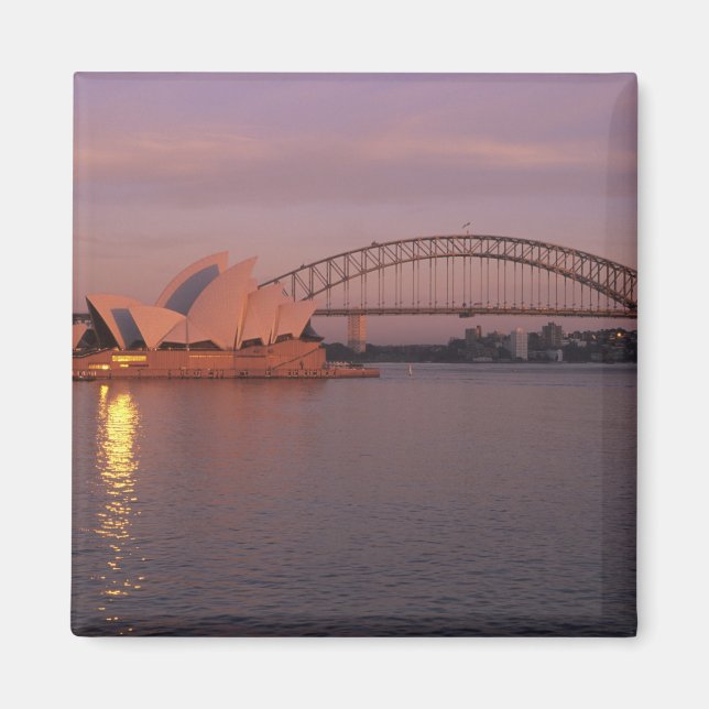 Australien, Sydney, Sydney Opera House byggd Magnet (Framsidan)