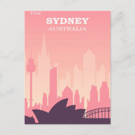 Australien Sydney Vintage resor vykort