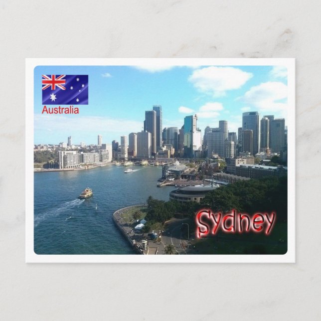 Australien - Sydney - Vykort (Framsida)