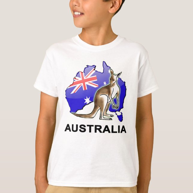 Australien T Shirt (Framsida)