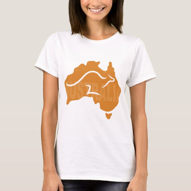 Australien T-shirt (Framsida)