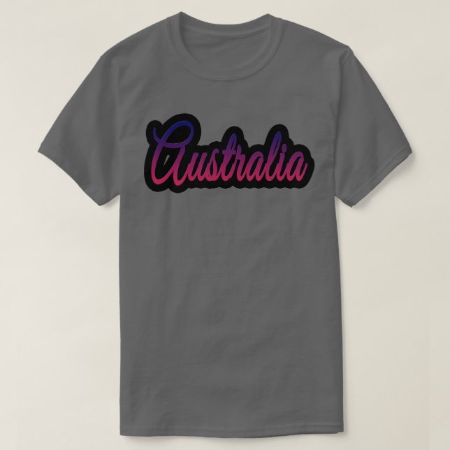 Australien T Shirt (Design framsida)