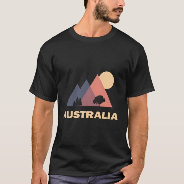 Australien T Shirt (Framsida)