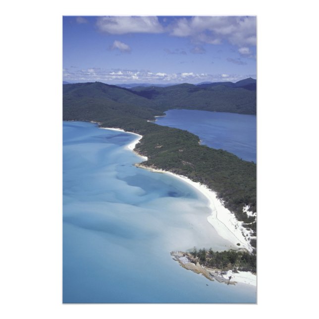 Australien, The Whitsundys, Queensland. Hill Fototryck (Framsidan)