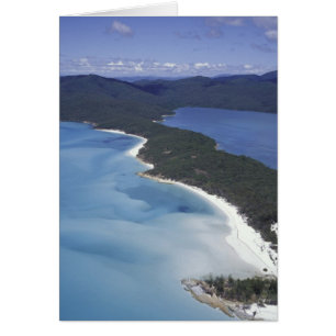 Australien, The Whitsundys, Queensland. Hill Hälsningskort