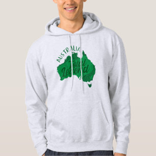 AUSTRALIEN TOTAL LEGEND GRÖNT HOODIE