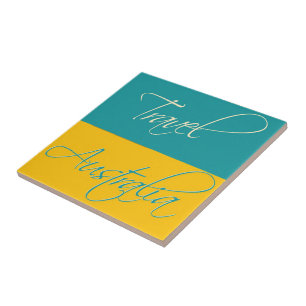 Australien:Travel Ceramic Tile Kakelplatta