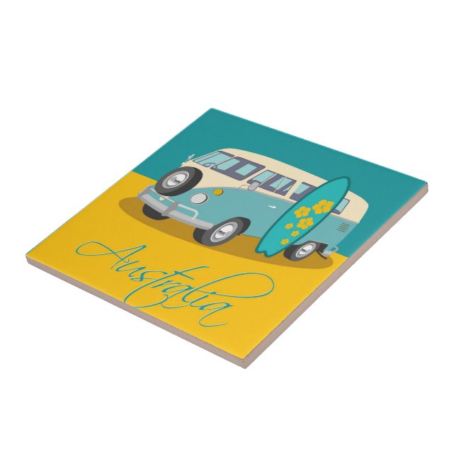 Australien:Travel Ceramic Tile Kakelplatta (Sidan)