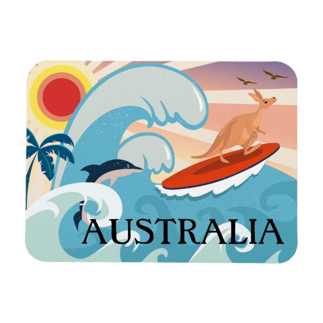 Australien Travel Magnet (Horisontell)