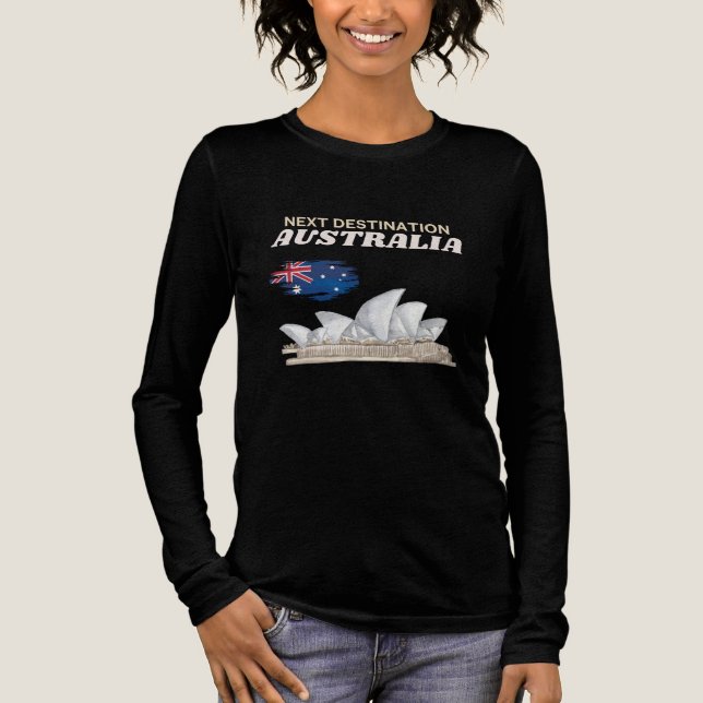 Australien Travel Opera House T Shirt (Framsida)