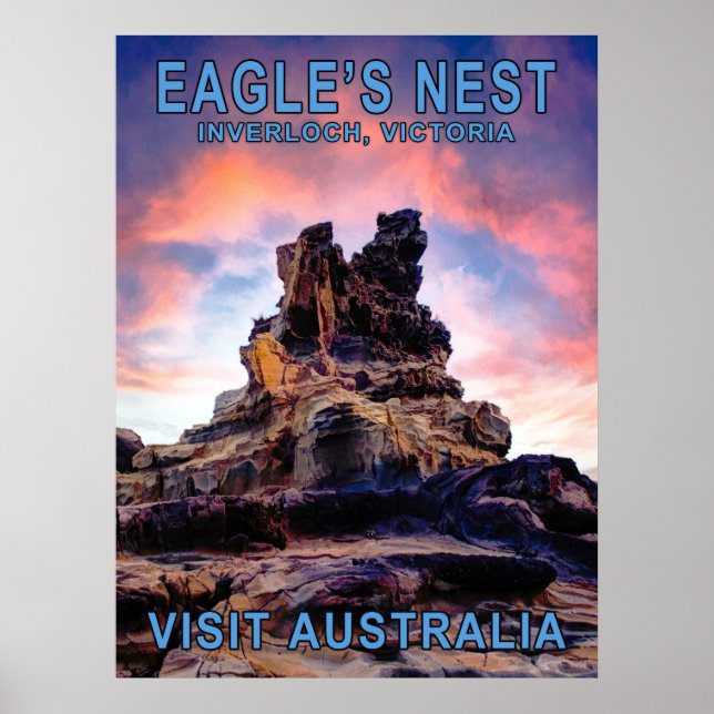 Australien Travel Poster (Framsidan)