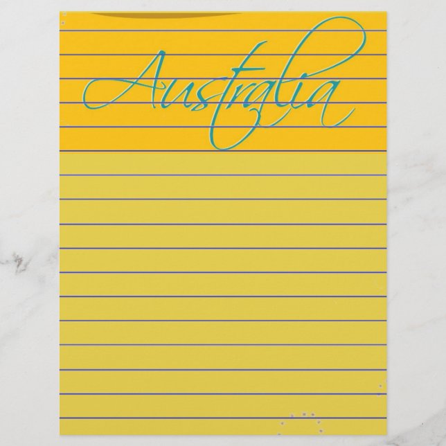 Australien:Travel Stationery (Framsida)