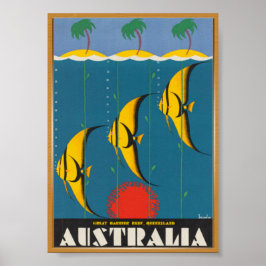 Australien Travel Vintage affisch