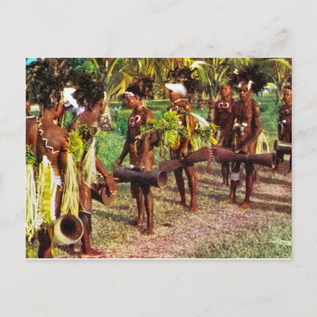 Australien, Tribal-festival, Nya Guinea Vykort (Framsida)
