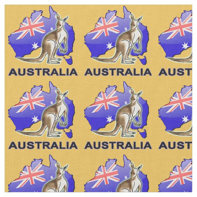 Australien tyg (Närbild)