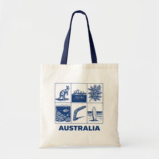 Australien  tygkasse (Framsidan)