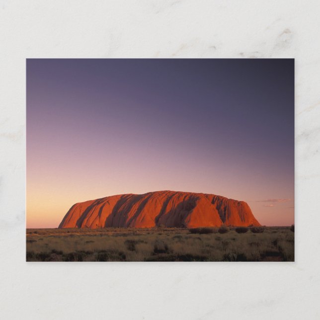 Australien, Uluru Kata Tjuta Nationalpark, Uluru 2 Vykort (Framsida)