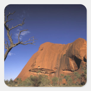 Australien, Uluru Kata Tjuta Nationalpark, Uluru Fyrkantigt Klistermärke