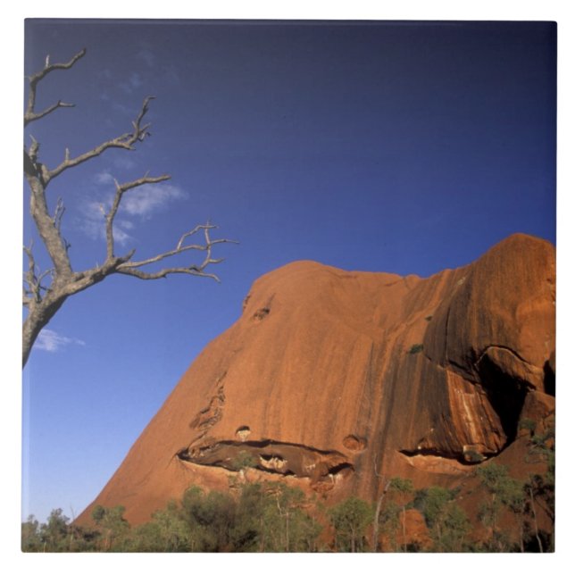 Australien, Uluru Kata Tjuta Nationalpark, Uluru Kakelplatta (Framsidan)