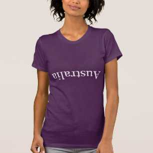 Australien, upp och ned T-Shirt under