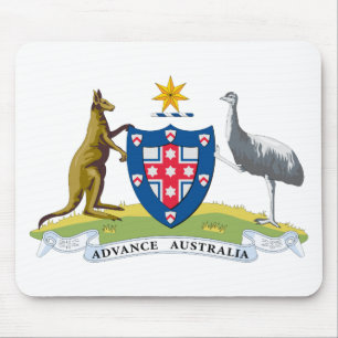 Australien vapensköld (1908) musmatta