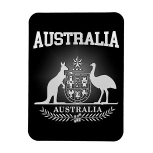 Australien vapensköld magnet