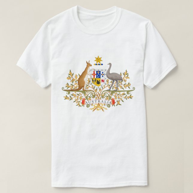 Australien vapensköldT-tröja T-shirt (Design framsida)