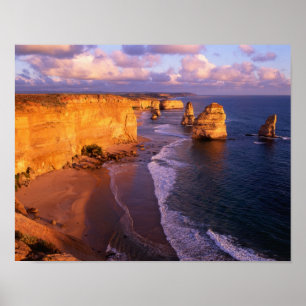 Australien, Victoria. 12 Apostlar, hamn Poster