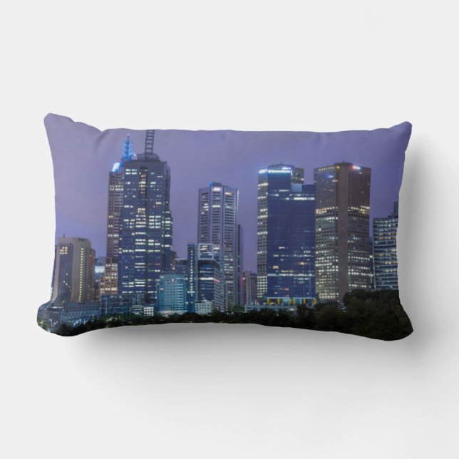 Australien, Victoria, Melbourne, siluett längs Lumbarkudde (Framsida)