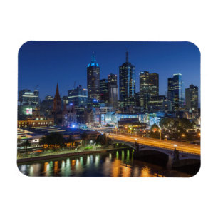 Australien, Victoria, Melbourne, siluett med Magnet