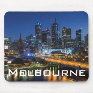 Australien, Victoria, Melbourne, siluett med Musmatta