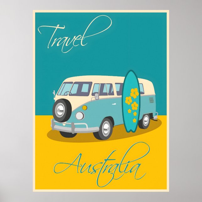 Australien vintage affisch (Framsidan)