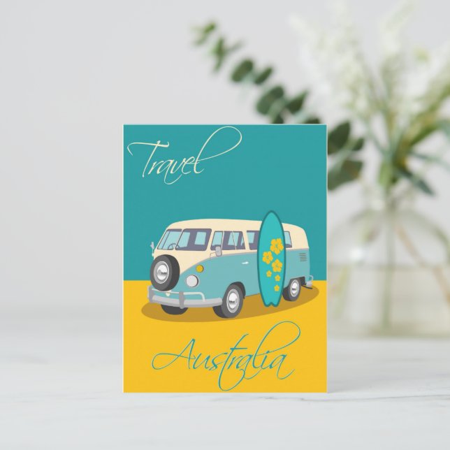Australien Vintage resor Helg Vykort (Stående Fram)