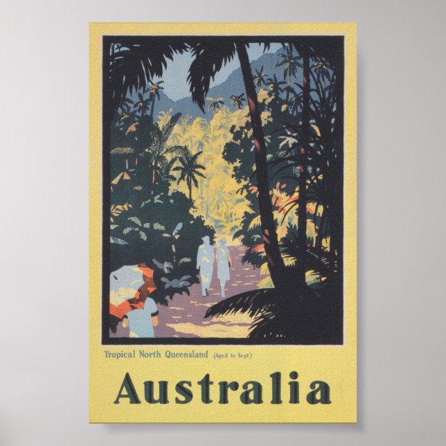 Australien Vintage resor Poster (Framsidan)