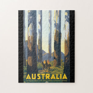 Australien Vintage resor Poster Pussel