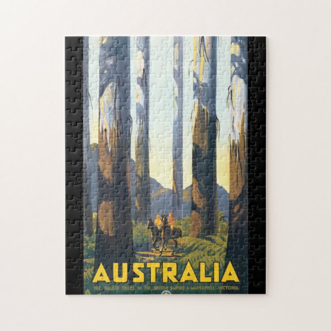 Australien Vintage resor Poster Pussel (Vertikal)