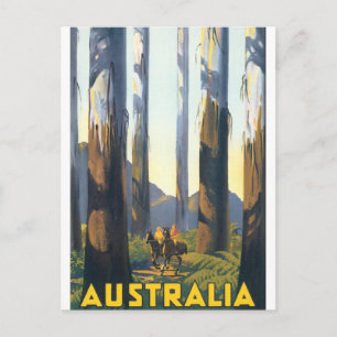 Australien Vintage resor Poster Vykort
