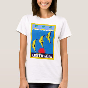 Australien ~-vintage resor t shirt