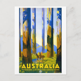 Australien - Vintage resor Vykort
