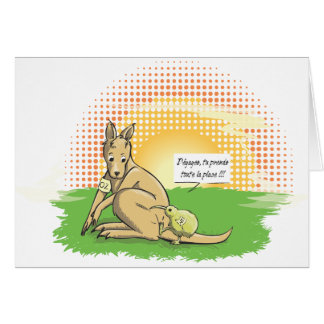 Australien VS nyazeeländskt Hälsningskort