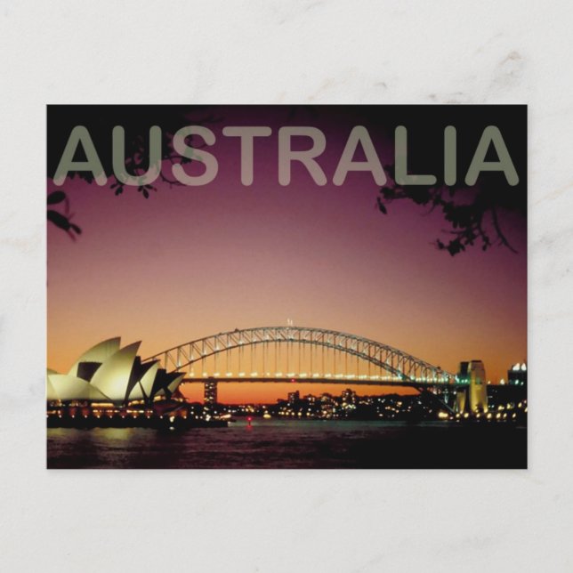 Australien Vykort (Framsida)