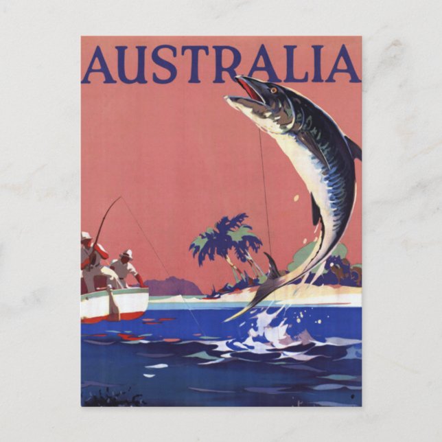 Australien  vykort (Framsida)