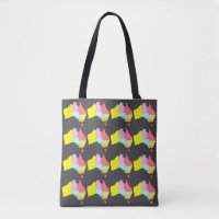 Australien We Kärlek You Tote Bag