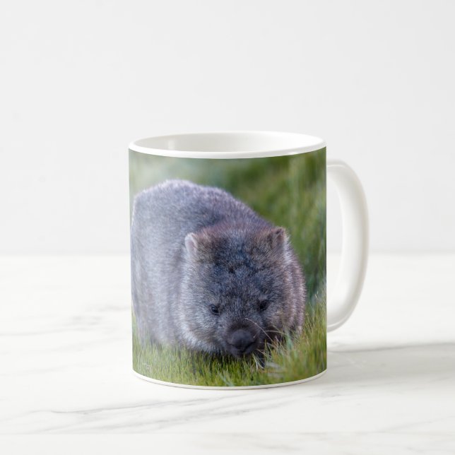 Australien Wombat Cute Personlig Photo Kaffemugg (Framsida höger)