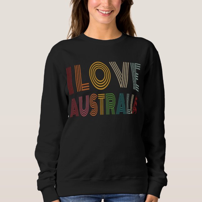 Australiendagen - I Kärlek Australien T Shirt (Framsida)