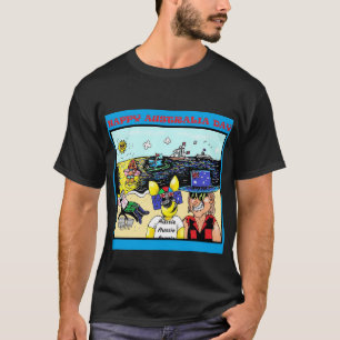 Australiendagens Tecknad T-shirt Mick och Hoppa